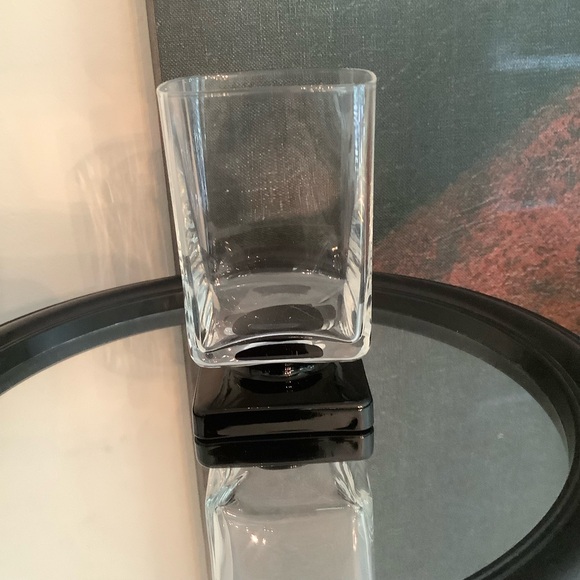 Di Saronno Amaretto Retro Square Glass Footed Vintage Sipping Glass - Picture 2 of 3